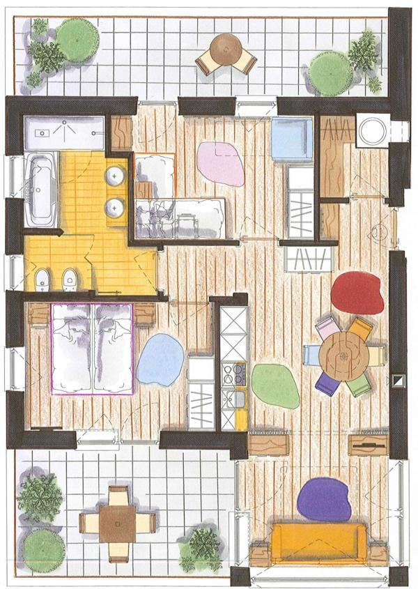 Color Home Suite Apartments Predazzo Extérieur photo