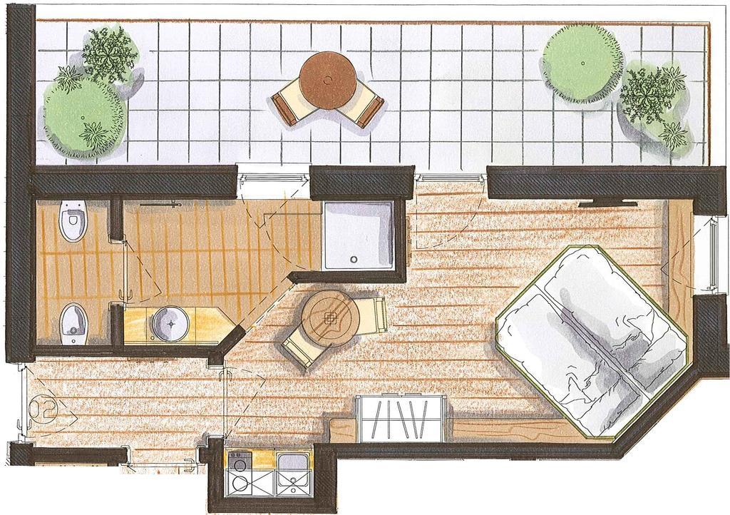 Color Home Suite Apartments Predazzo Chambre photo